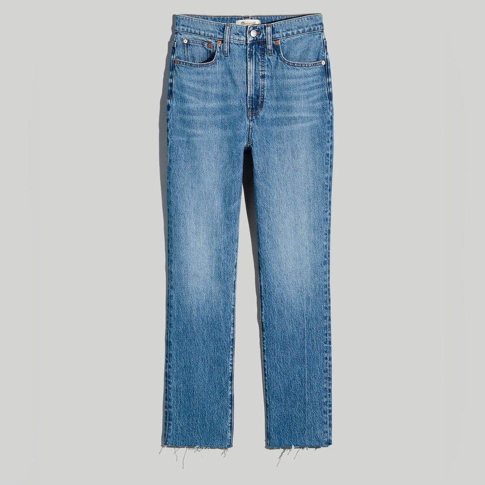 Madewell The Perfect Vintage Jean in Earlside Wash: Raw-Hem Edition Size 29